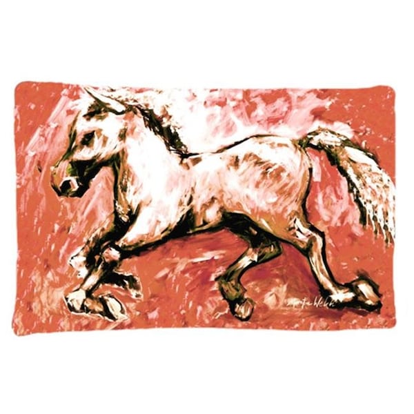 Carolines Treasures Carolines Treasures MW1170PILLOWCASE Shadow The Horse In Red Moisture Wicking Fabric Standard Pillowcase - MW1170PILLOWCASE