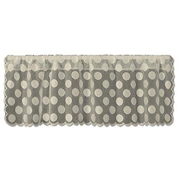 Heritage Lace Heritage Lace 8315C-4214 42 x 14 in. Polka Dot Valance - 8315C-4214