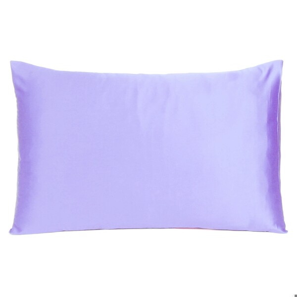 Homeroots 20 x 30 in. Purple Dreamy Silky Satin Queen Size Pillowcases - 387891