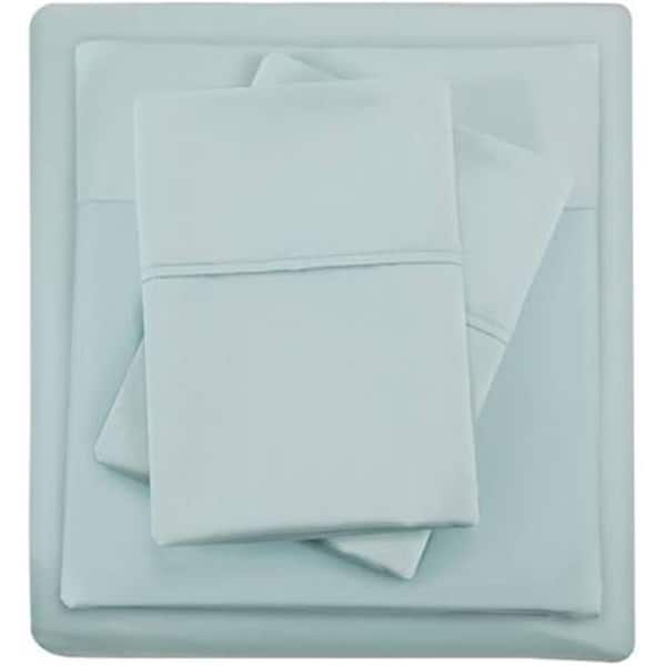 Madison Park California King Size Cotton Blend Sheet Set, Seafoam - MP20-4857