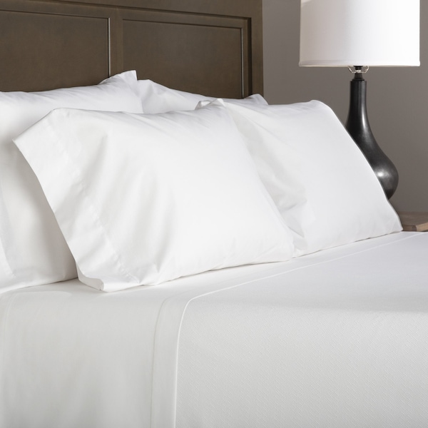 Registry Flat Sheet 98X115 White T200, 12Pk - AMERM20098115