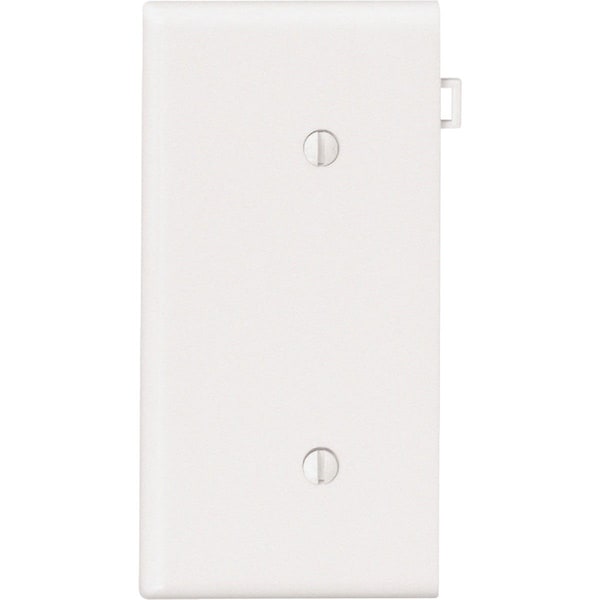 Leviton 1-Gang Standard End Nylon Blank Wall Plate, White - 006-PSE14-00W