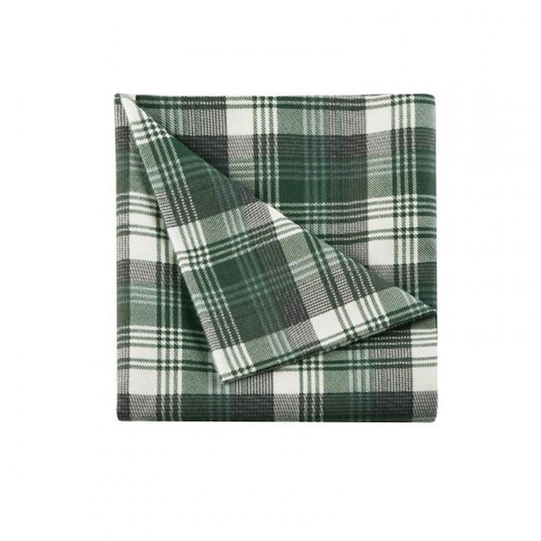 Woolrich Tasha Flannel Sheet Set, Green - King - WR20-1794