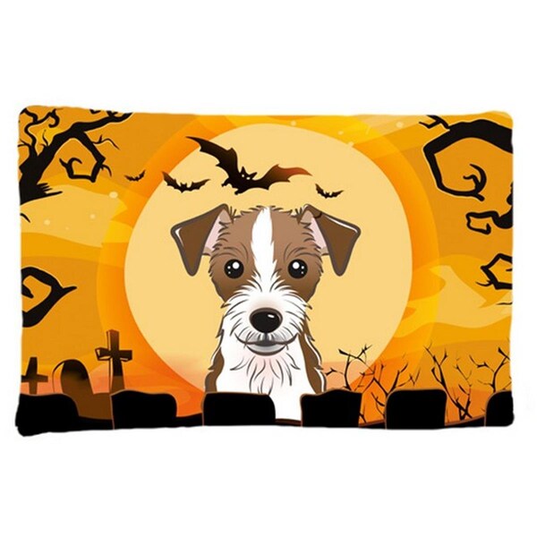 Carolines Treasures Halloween Jack Russell Terrier Fabric Standard Pillowcase - BB1760PILLOWCASE