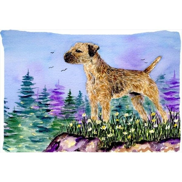 Carolines Treasures Carolines Treasures SS8664PILLOWCASE Border Terrier Moisture Wicking Fabric Standard Pillowcase - 20 x 30 in. - SS8664PILLOWCASE