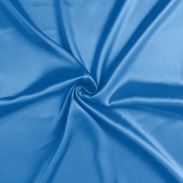 Homeroots 20 x 40 in. Bright Blue Dreamy Silky Satin King Size Pillowcases - 387844
