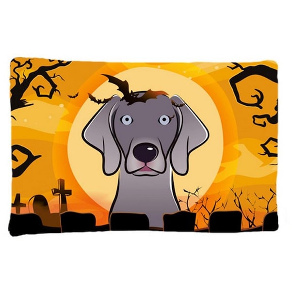Micasa Halloween Weimaraner Fabric Standard Pillowcase - MI255392