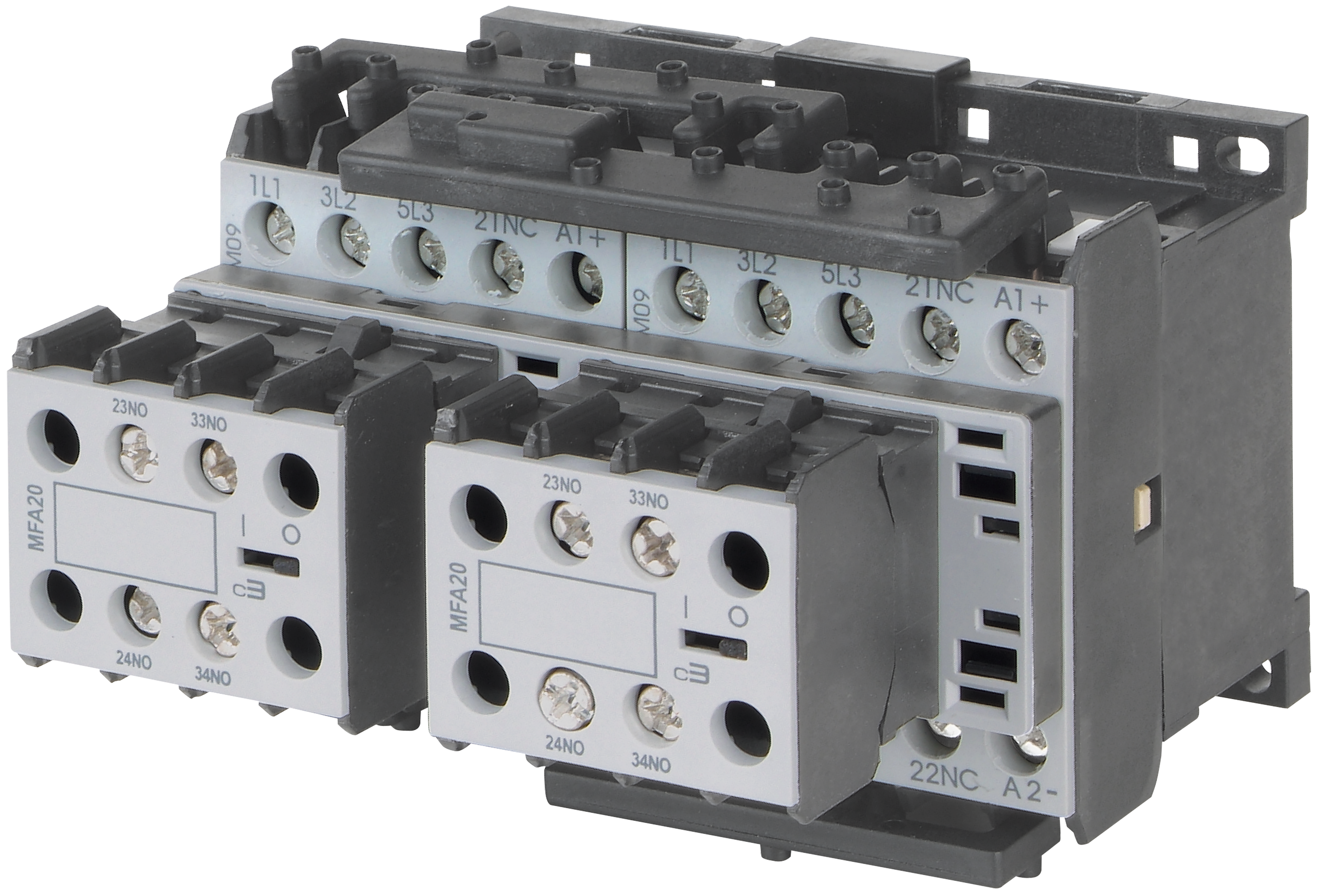 C3Controls Control Relay, Miniature, 2NO & 2NC, 24V AC (50/60Hz) - 300-C16N22XC