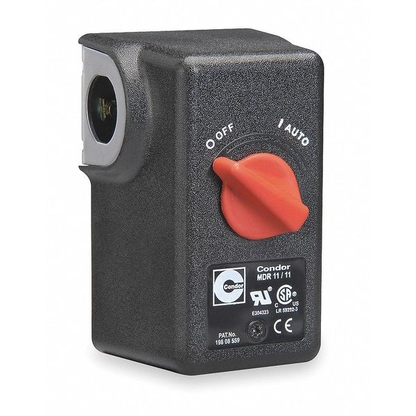 Presostato Condor Usa, (1) Puerto, 1/4 pulg. FNPT, DPST, 25 a 160 psi, Acción Estándar - 11LA2X