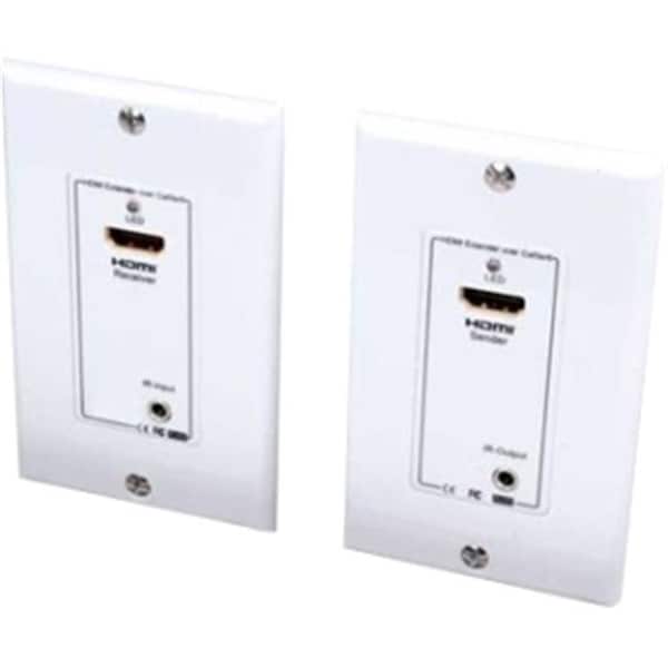 Vanco International, Inc Vanco HDMI Wall Plate Extender over Two UTP Cables with IR Control - 280715 - 280715