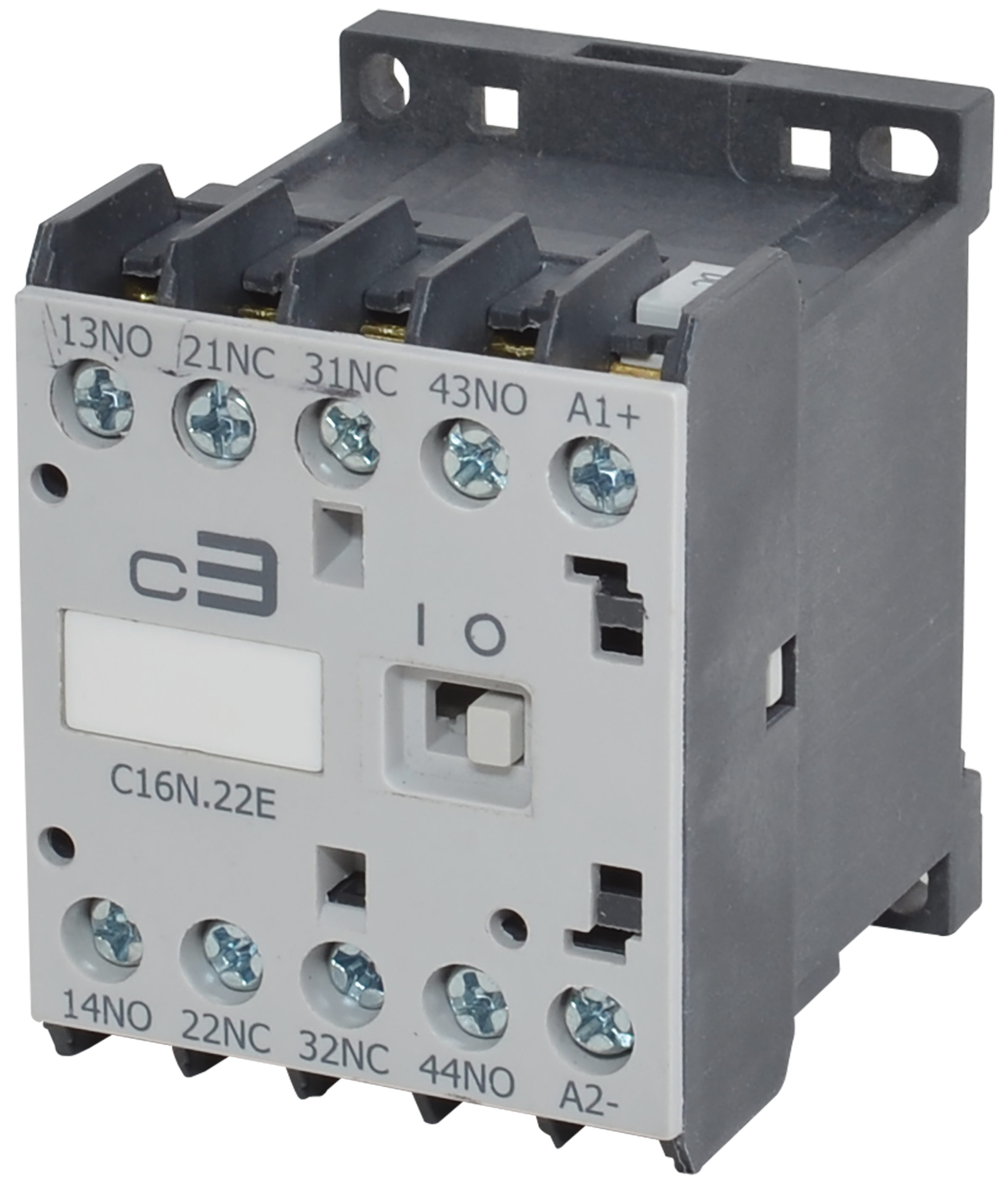 C3Controls Contactor, Standard, Reversing, 32A, 48V AC (50/60Hz), 2NO & 2NC, with Power Wires - 310-S32N30XJ22