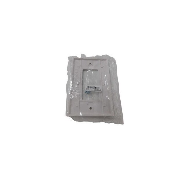 Eaton Wiring Devices 3.13in x 0.08in x 4.87in, White, Injection Molded Thermoset, 1-Gang, Mid, Decorator, Wallplate - 2051W