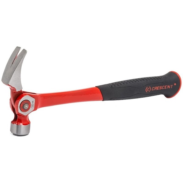 Crescent Hammer, 18 oz Head, Indexing, Claw Head, Steel Head, 14 in OAL - CINDEX18