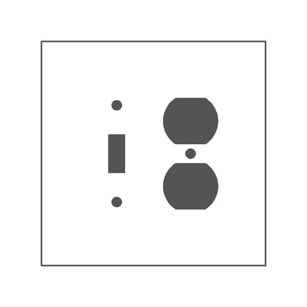 Mulberry Wallplates 2G WNKL.IV.JUMBO SW/DPLX. - 99832