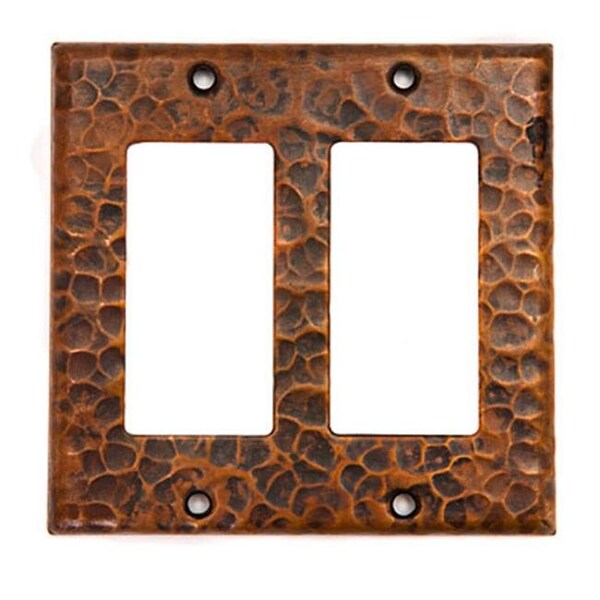Premier Copper Products Premier Copper Products SR2 GFCI Metal Wall Plate - Oil Rubbed Bronze - SR2