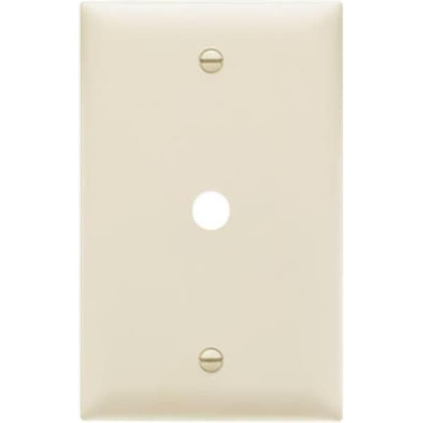 Nextgen TP11LACC15 Telephone Hole Opening Wall Plate; 1 Gang; Light Almond - NE586410