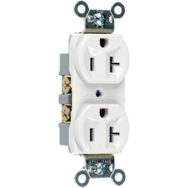Nextgen CRB5362WCC12 Heavy Duty Duplex Outlet20AWhite - NE586439