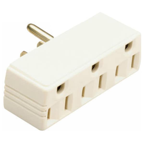 Nextgen 697ICC20 Triple Outlet Adapter, 15A, Ivory - NE136295