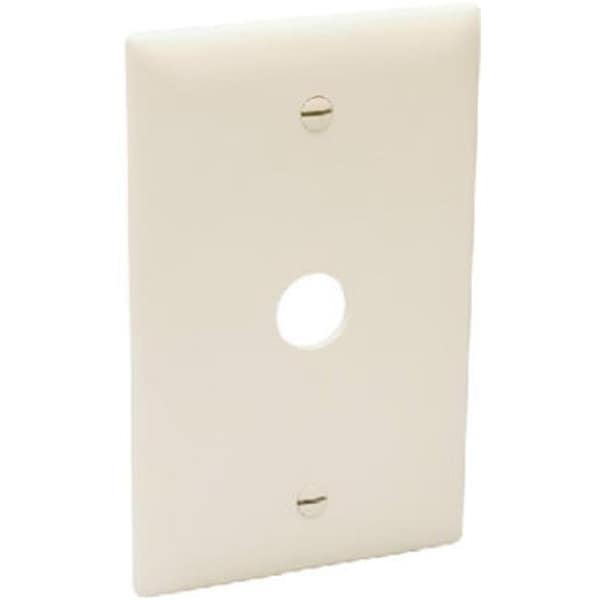 Nextgen TP60I Thermoplastic Telephone Or Cable Outlet Wall Plate; Ivory - NE570311