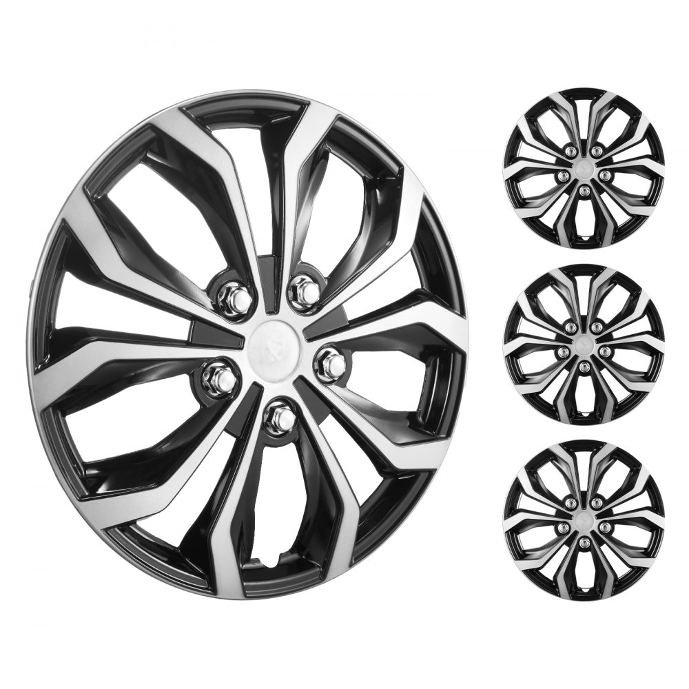 VEVOR 15" Wheel Rim Cover Hubcaps Set of 4 Sturdy Hubcap for All Weather Use - QFGLGGTYKQFG5VF5BV0