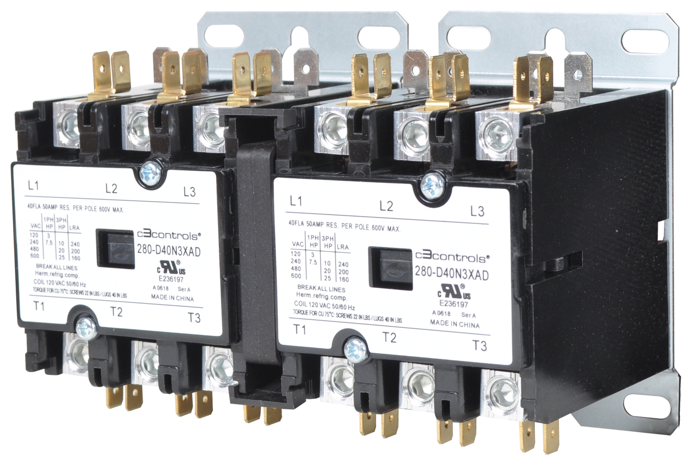 C3Controls Series 280, Non-Reversing, 3P, 30A, 208-240VAC - 280-D30N3XE
