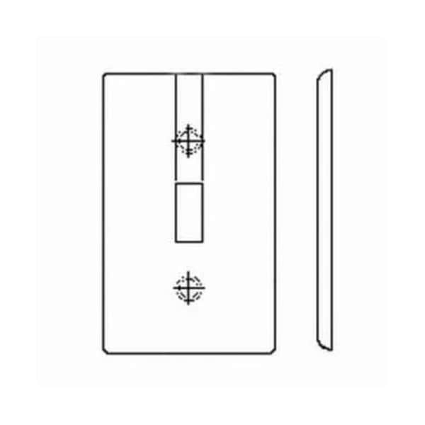 Leviton Wallplates 4G Wp (3Tog/1Dup) Ivory - P38-I