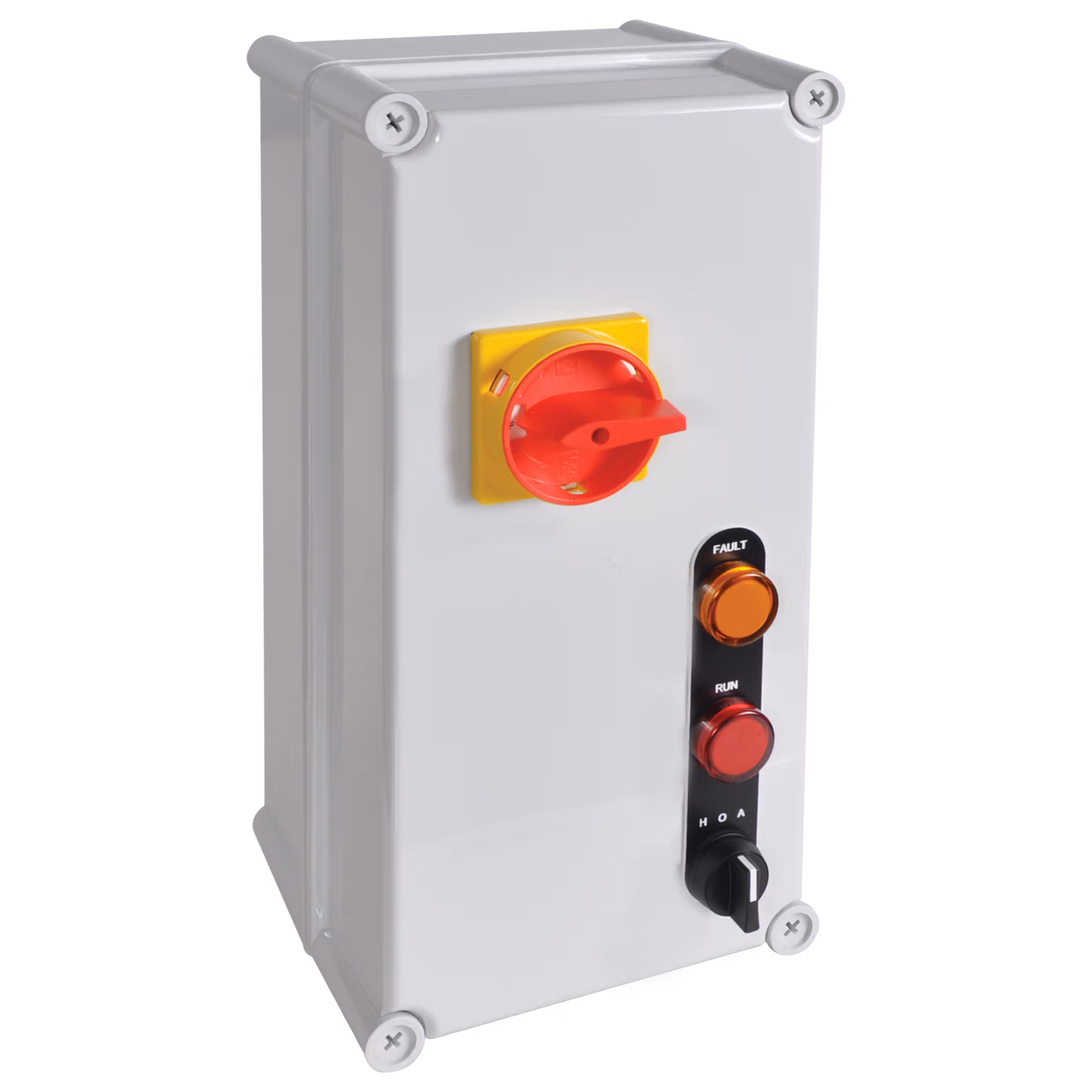 C3Controls Enclosed Combination Starter, 460V, 0.75HP (3 Phase), 1.0-1.6, Carbon Steel Enclosure (Type 3R, 4 & 12), 24VAC - ECP-300-2D16-M4-UXC