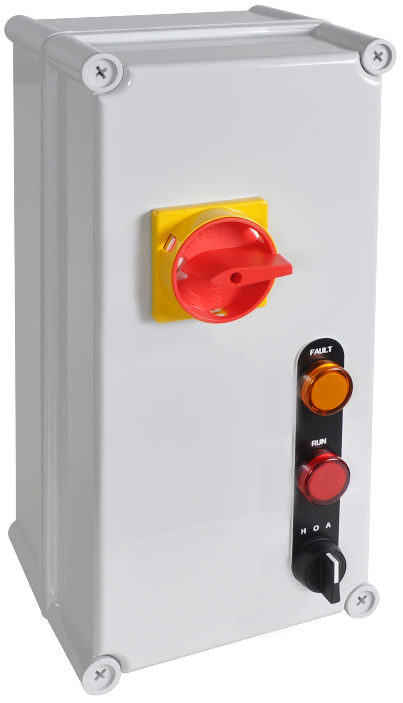 C3Controls Enclosed Combination Starter, 460V, 3HP (3 Phase), 4.0-6.3A, Polycarbonate Enclosure, 120VAC - ECP-300-2D63-P4X-UD