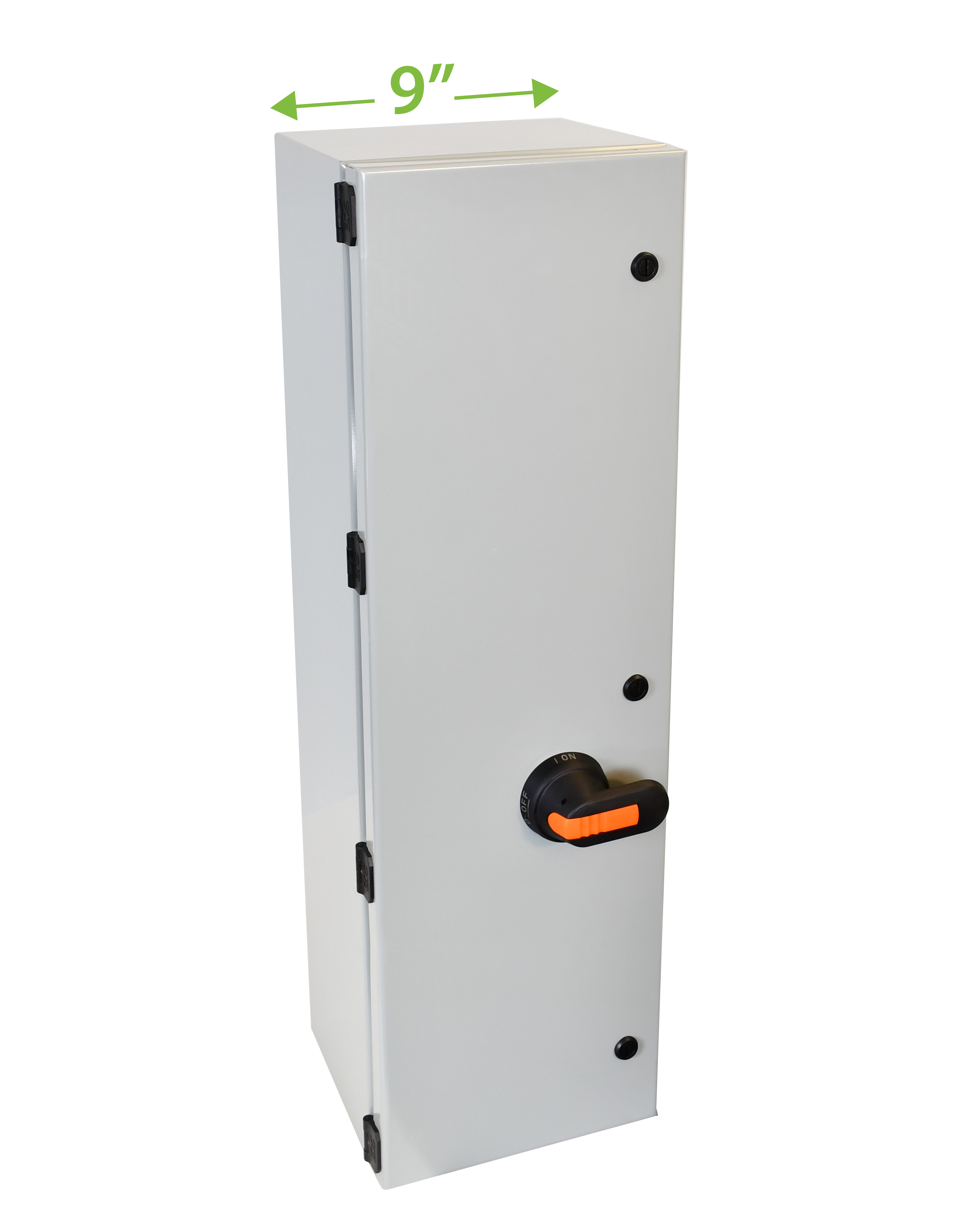 C3Controls Series ECP, Engineered Control Panel, 2 Contactor Bypass, 3 Phase, 230V, UL98 Non-Fused Disconnect Switch, SCCR 20kA, 30 Amp, Type 3R, 4 & 12 Carbon Steel Enclosure, Without Local Bypass Control - ECP-BP2-230V3P-D030-M4-00