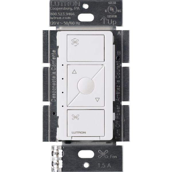 Caseta Wirls Fan Switch Wht1.5A - PD-FSQN-WH-R