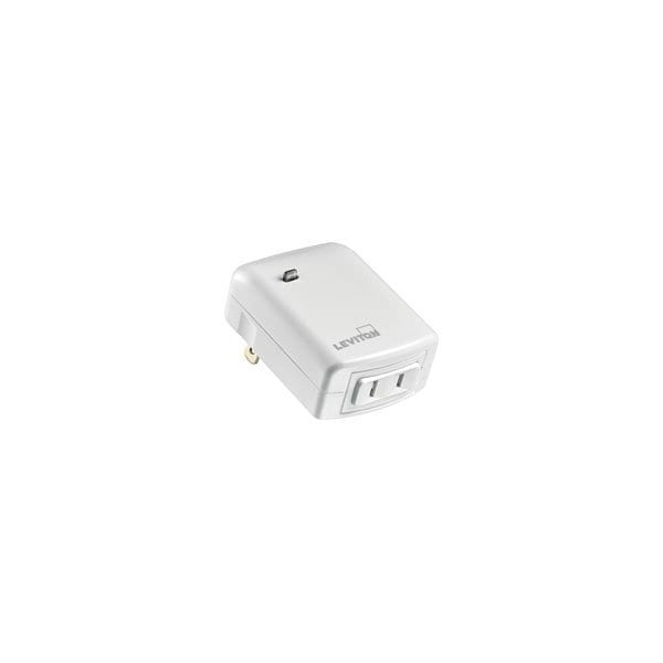 Leviton Leviton Decora Smart R51-DZPD3-1RW Plug-In Dimmer, 15 A, 120 V, White - R51-DZPD3-1RW