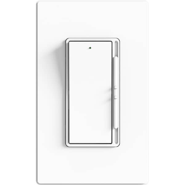 Coby Slide Dimmer Switch for 300W Dimmable LED/CFL and 600W Incandescent/Halogen Light Lamp Bulbs - CBDE03W