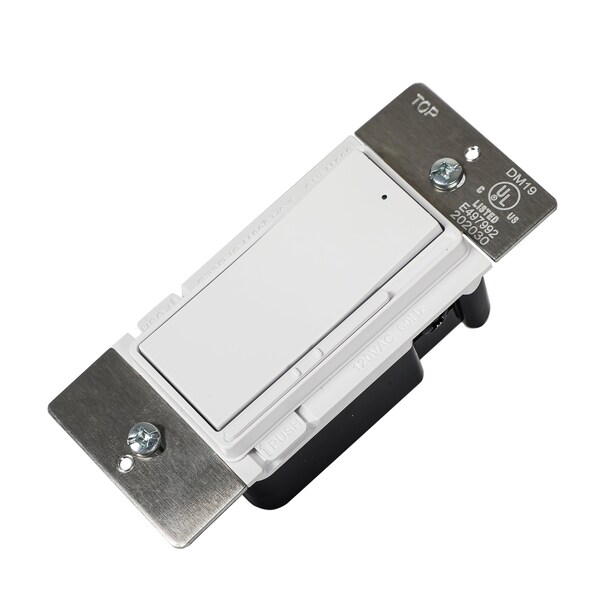 Coby Slide Dimmer Switch for 300W Dimmable LED/CFL and 600W Incandescent/Halogen Light Lamp Bulbs - CBDE03W