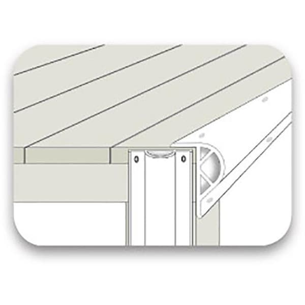 Dimex Dimex 5011W-16-4 Easyflx Dock Edging; White D - 16 ft. - 5011W-16-4