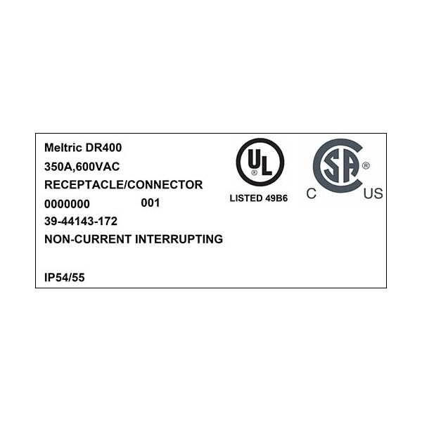 Meltric 39-44143-172 RECEPTACLE - 39-44143-172