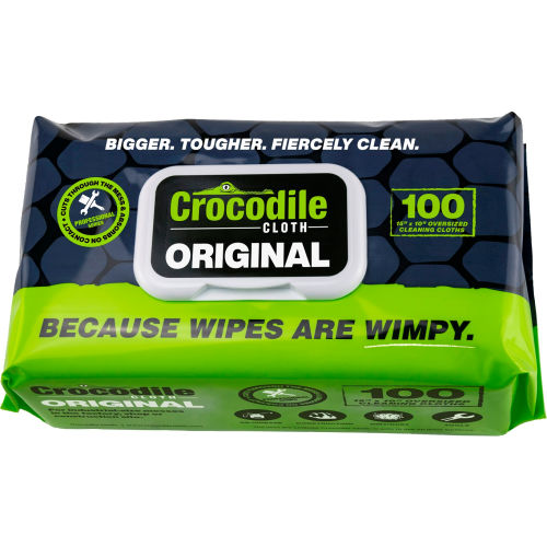 Crocodile Cloth® Professional Original Limpia Todo, Paquete con 6 Cajas de 100 Toallas Cada Una - WBB2384172