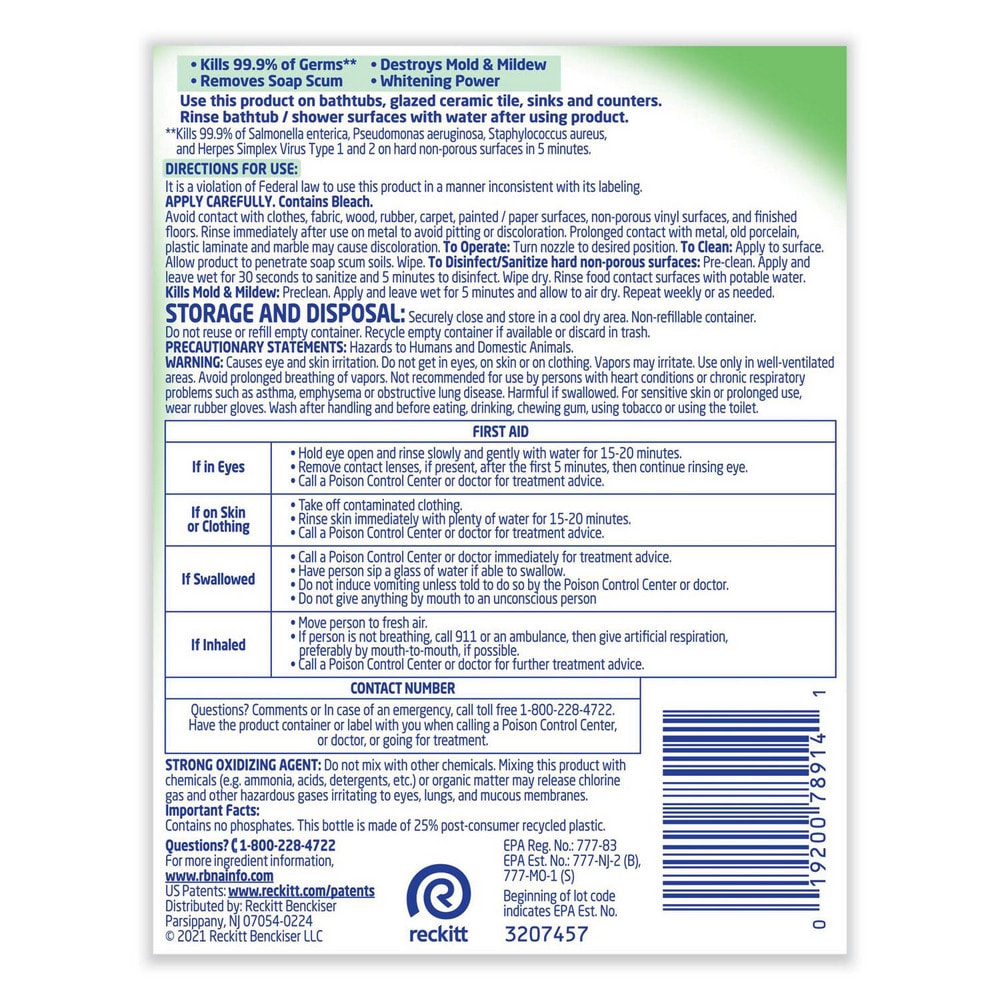 Lysol Limpiador Multiusos en Spray 32 oz: Desinfectante para Todo Uso - Modelo 16216756