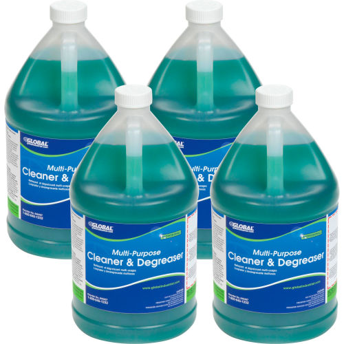 Limpiador y Desengrasante Multiusos Global Industrial™, Galón, 4 por Caja - WB640407