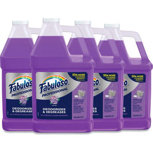 Fabuloso Professional Limpiador Multiusos con Aroma a Lavanda, Galón, 4 Botellas por Caja - WBB2684990