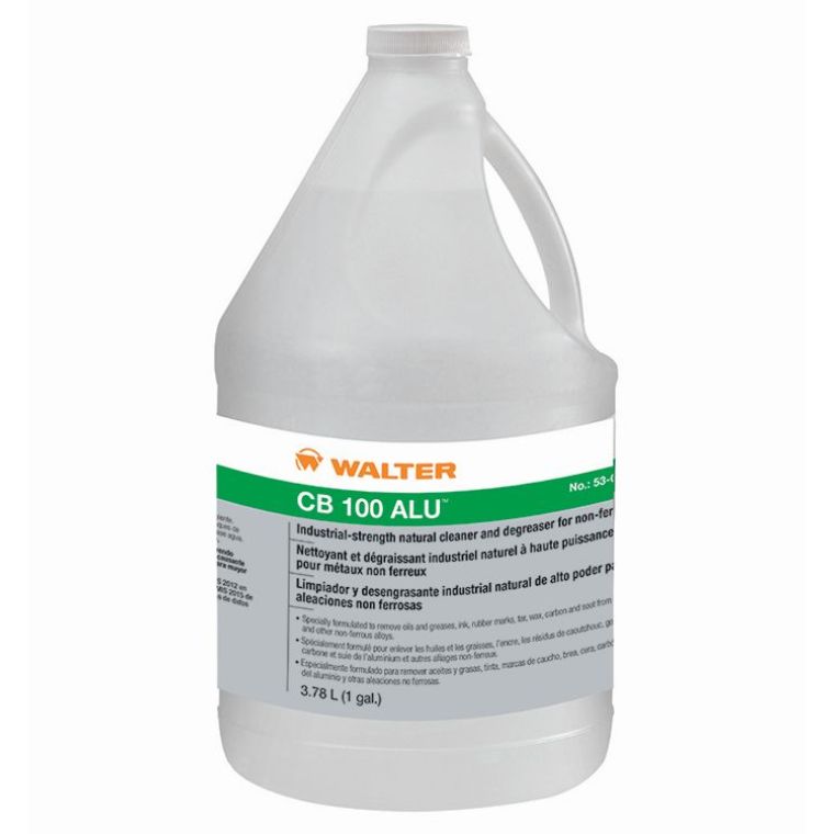 Limpiador y Desengrasante Base Agua CB 100 ALU para Aluminio Walter Surface Technologies 3.78 Litros - WAL-53G125