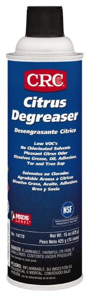 Limpiador y Desengrasante CRC Industries 16 oz Lata 84275460 - Base Líquida con Disolventes de Petróleo y Esencia Cítrica
