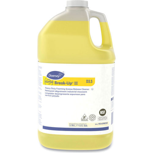 Limpiador Desengrasante Espumante Suma Break-Up II D3.5 de Diversey para Uso Pesado, Botella 128 oz, 4/Cartón - WBB3092292