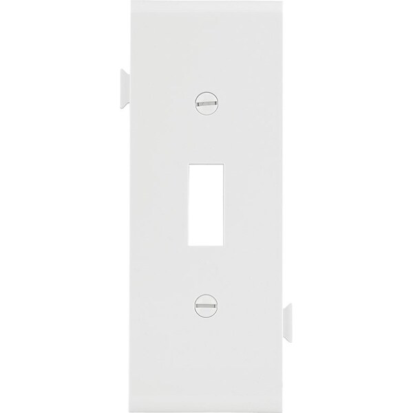 Eaton Wiring Devices Wallplate, 4-7/8 in L, 3.12 in W, 1 -Gang, Polycarbonate, White, High-Gloss - STC1W