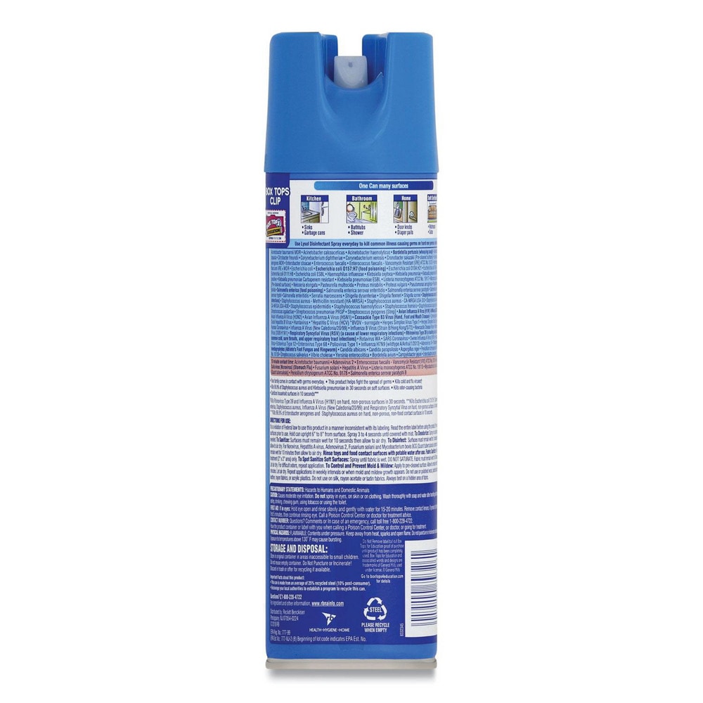 Lysol Limpiador Multiusos en Aerosol 19 oz: Desinfectante, Aroma Cascada de Agua Fresca