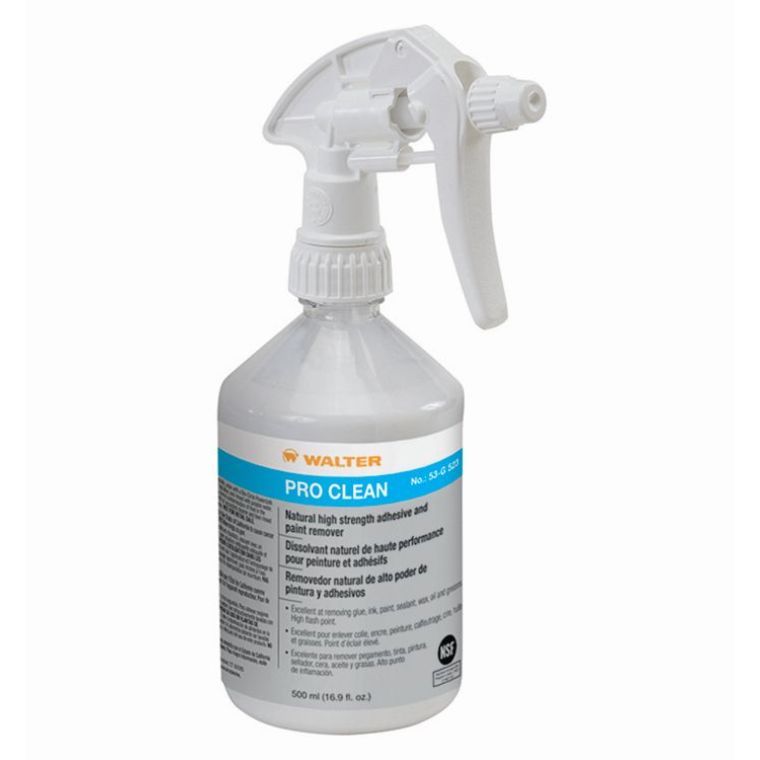 Walter Surface Technologies 53G523 Pro Clean Solvente Natural de Alta Resistencia, 500 ml - WAL-53G523