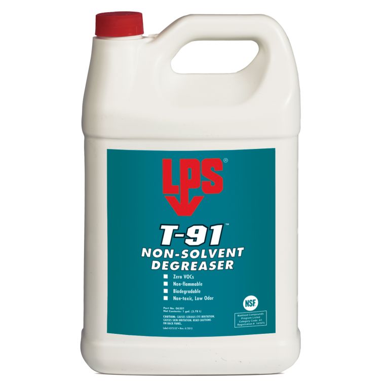 LPS 06301 T-91 Desengrasante No Solvente, Botella de 1 galón - ITW-06301