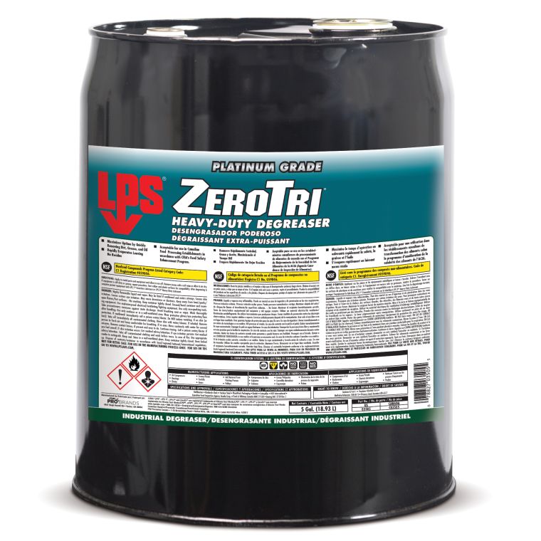 LPS 03505 ZeroTri Desengrasante Industrial Pesado, Cubeta 5 Galones - ITW-03505