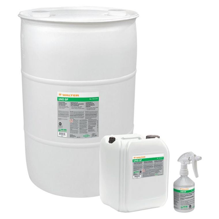 Limpiador Industrial y Desengrasante Walter 53G019 UNO S F Concentrado Sin Espuma - Tote 264 gal - WAL-53G019