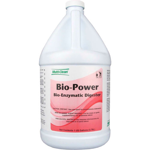Limpiador y Desodorante Enzimático Multi-Clean® Bio-Power - Spice, Galón, 4 Botellas - 902253