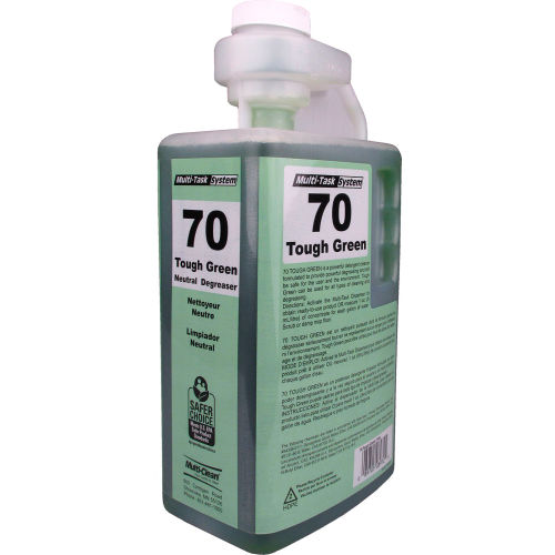 Limpiador Multiusos y Desengrasante Multi-Clean® 70 Tough Green, Fragancia Frutal Floral, Botella 2L, Paquete con 4